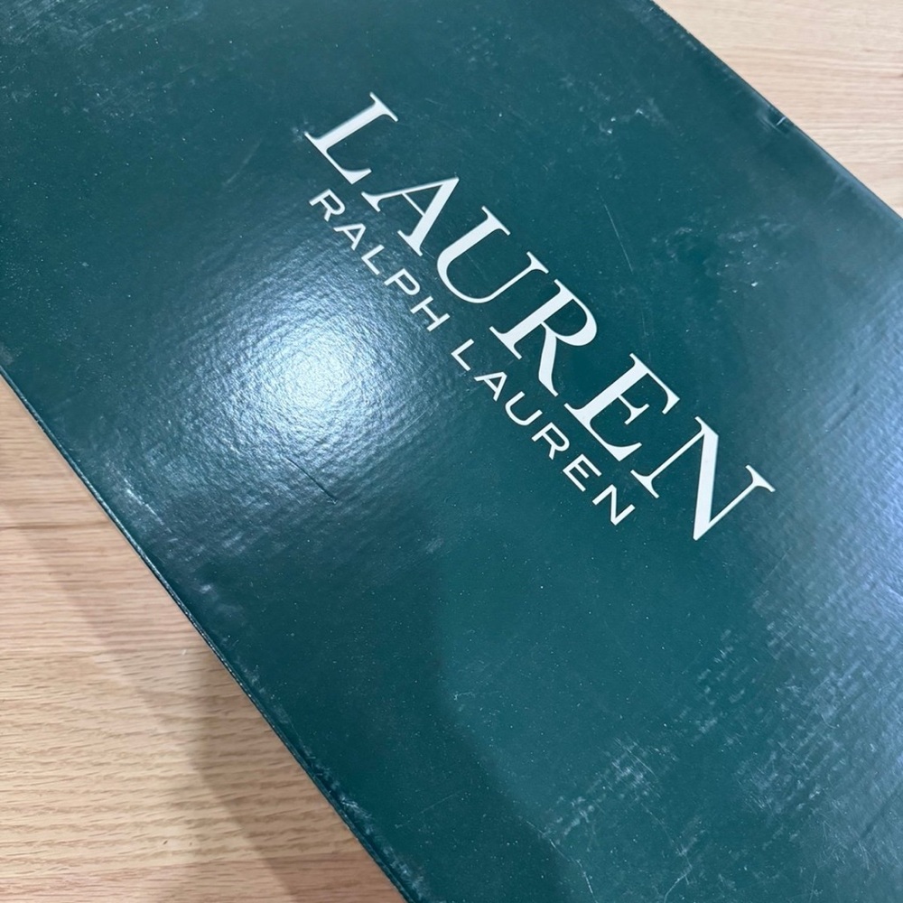 Lauren Ralph Lauren Brown Leather Over the Knee Boots - Picture 3 of 3